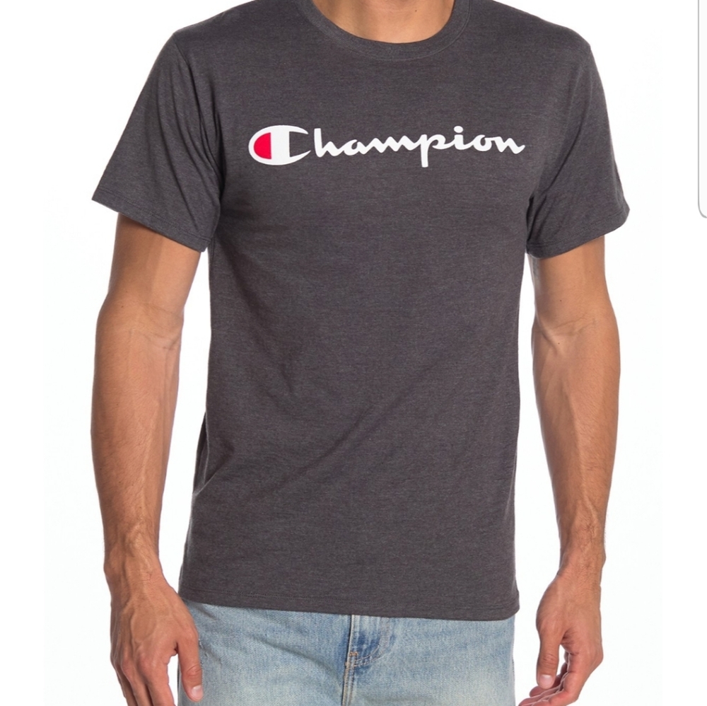 Champion Classic Logo Print Short Sleeve Shirt